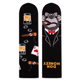Chaussettes Arty avec Don Singe - Noir
