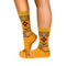 Chaussettes Laine mérinos Motif ethnique Ochre