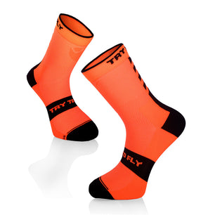 Chaussettes Cyclisme Orange fluo