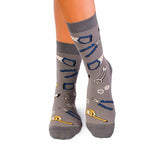 Chaussettes Coton fin Outils Gris clair