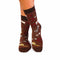 Chaussettes Coton fin Outils Marron