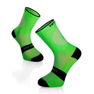 Chaussettes Cyclisme Légères Vert fluo