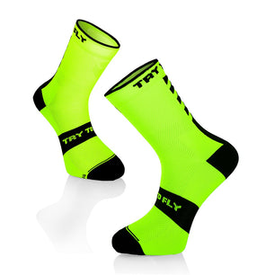 Chaussettes Cyclisme Jaune fluo