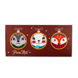 Coffret de 3 paires de Chaussettes Enfants Bambou Noël Souris Lapin Renard