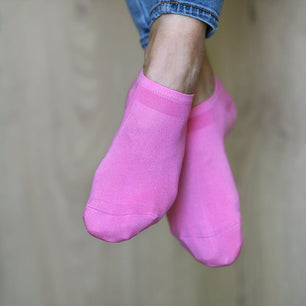 Socquettes Coton mercerisé - rose