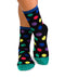 Chaussettes Bambou Pois Noir