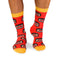 Chaussettes Coton Rétro Cassette Corail