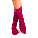 Chaussettes sans élastique Fuchsia