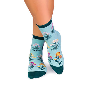 Chaussettes Courtes Coton fin Herbes Menthe