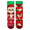 Chaussettes Arty Noël Paresseux - Rouge