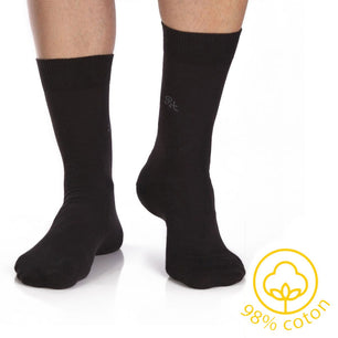 Chaussettes Coton pur Anthracite