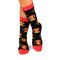 Chaussettes Coton Rétro Téléphone Noir