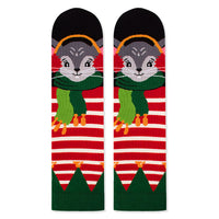 Chaussettes Enfants Bambou Noël Souris
