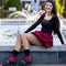 Chaussettes Coton pur Traits - Bordeaux