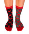 Chaussettes Coton Cœurs Noir
