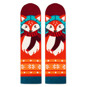 Chaussettes Bambou Noël Renard
