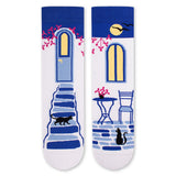 Chaussettes Arty Soirées Grecques Blanc