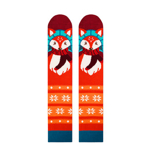 Mi-bas Enfants Bambou Noël Renard