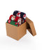 Coffret de 3 paires de Chaussettes Coton Noël Mouffles Père Noël Bonhomme de neige