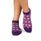 Socquettes Bambou fin Abeilles Violet