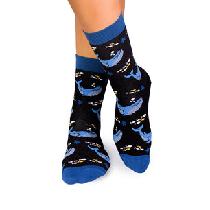 Chaussettes Enfants Coton fin Baleines
