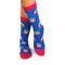 Chaussettes Coton Rétro Bus Bleu