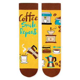 Chaussettes Arty Café Jaune