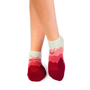 Socquettes Coton fin Vol Bordeaux
