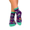Chaussettes Courtes Coton fin Herbes Violet