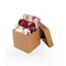 Coffret de 3 paires de Chaussettes Coton Skulls & Roses Ecru Rose cendré Bordeaux