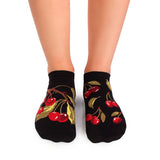 Socquettes Arty Cerises - Noir