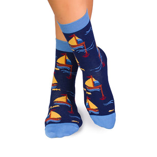Chaussettes Enfants Coton fin Bateaux