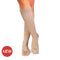 Mi-bas de compression Fil d'écosse - Beige