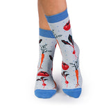 Chaussettes Enfants Coton fin Légumes Bleu clair