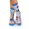 Chaussettes Enfants Coton fin Légumes Bleu clair