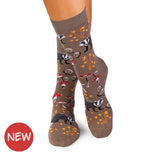 Chaussettes Coton Histoires d’automne – Blaireau
