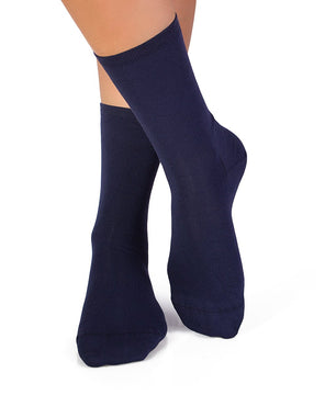 Chaussettes Bambou fin Bleu foncé