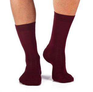 Chaussettes Bambou fin Bordeaux