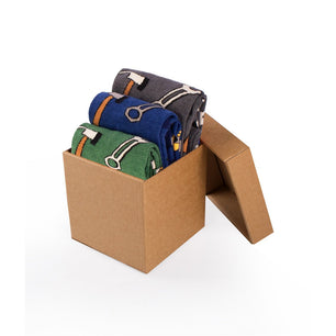 Coffret de 3 paires de chaussettes en coton fin Outils – Vert, Bleu, Gris