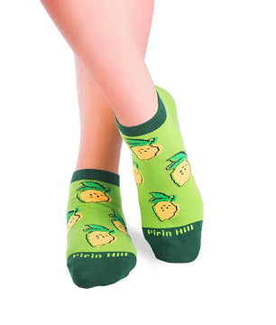 Socquettes Coton Citron Vert