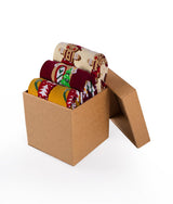 Coffret de 3 paires de Chaussettes Coton Noël Cookie Tasse Maison