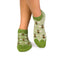 Socquettes Bambou fin Abeilles Vert