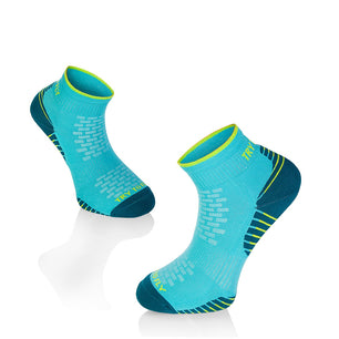 Chaussettes Course à pied Courtes Turquoise