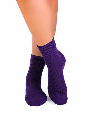 Chaussettes Femme Laine mérinos Violet