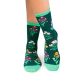 Chaussettes Coton fin Herbes Vert foncé