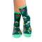 Chaussettes Coton fin Herbes Vert foncé