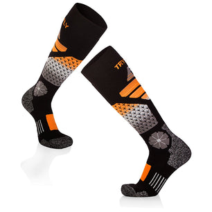 Chaussettes Ski Noir - Orange