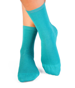Chaussettes Bambou fin Turquoise clair