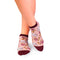 Socquettes Coton Skulls & Roses Rose cendré