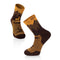 Chaussettes de randonnée avec bouquetin des Alpes - Jaune